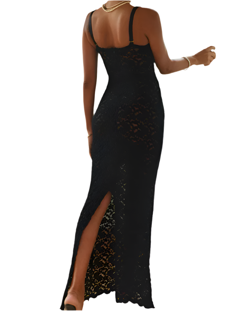 Lauris - Long dress with lace