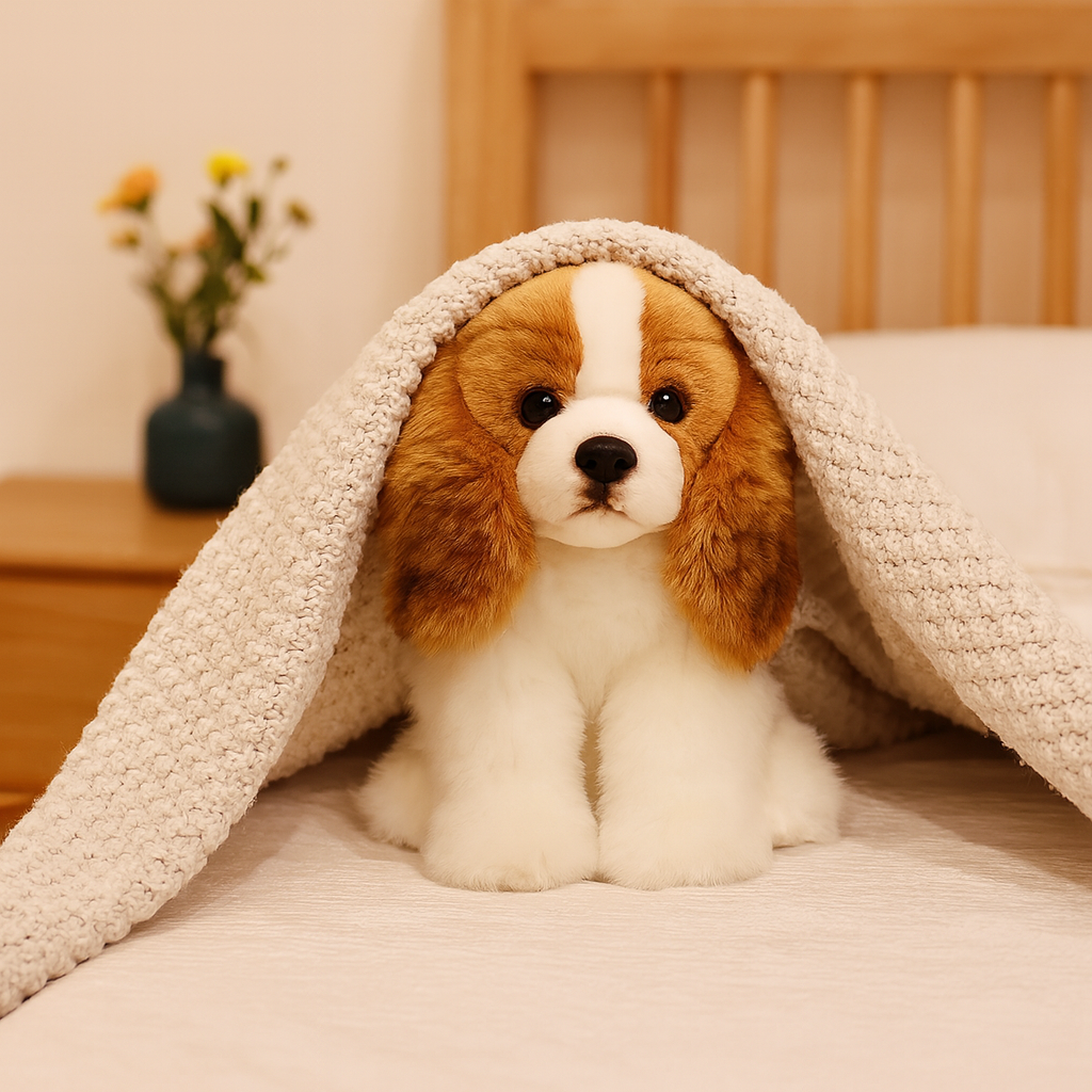 パウフェクトパル | リアルなぬいぐるみ犬用おもちゃ – 柔らかくて本物そっくり