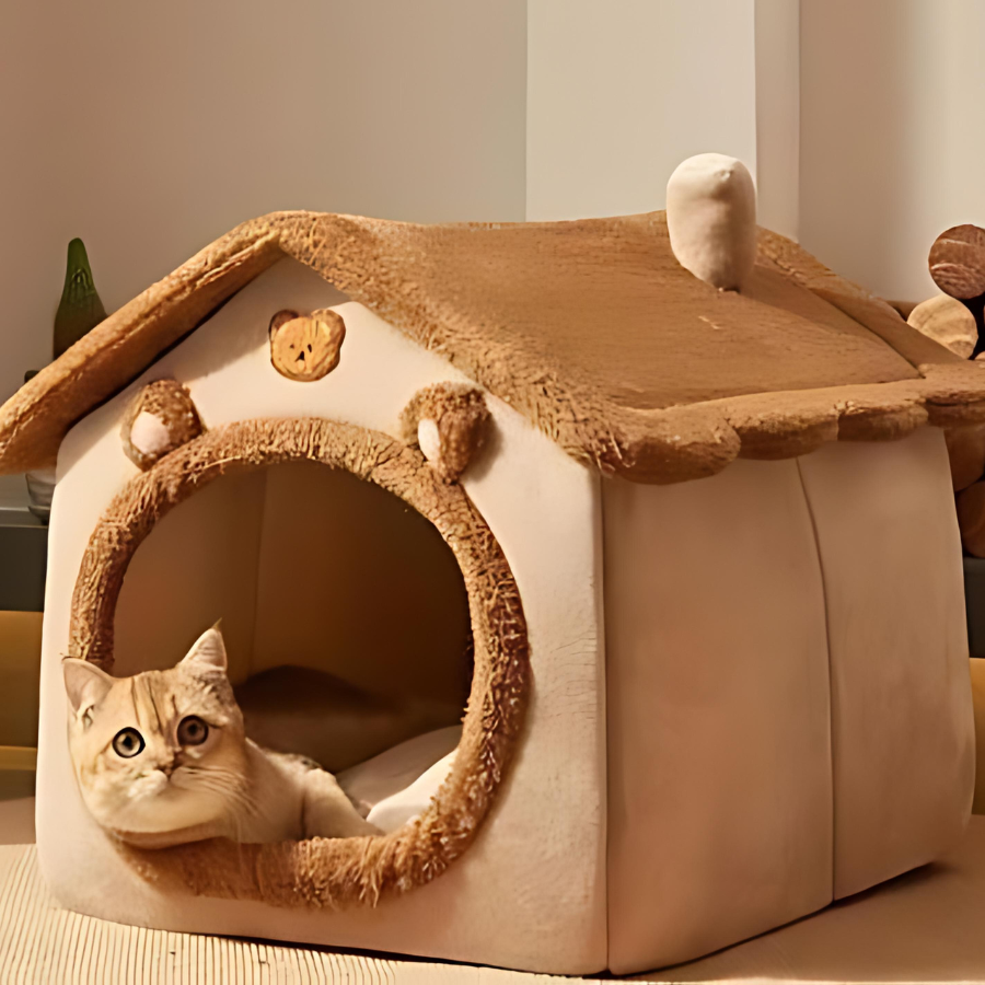 Soft and Washable Pet House - Paw Heaven