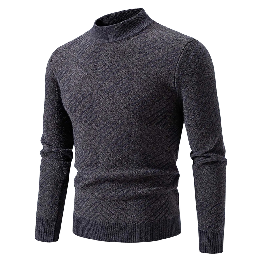 Naoki - Round neck slim fit sweater