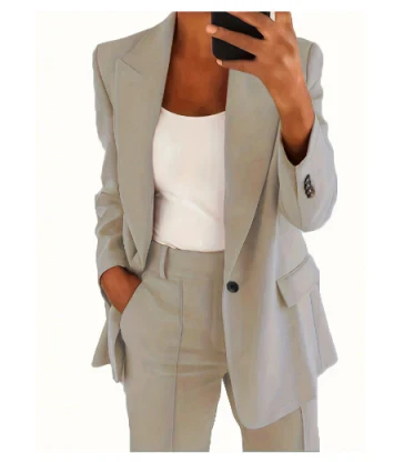 Shiori - Chic Office Blazer Set for Women