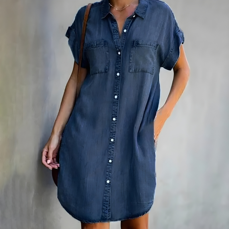 Sayaka - Timeless Denim Dress