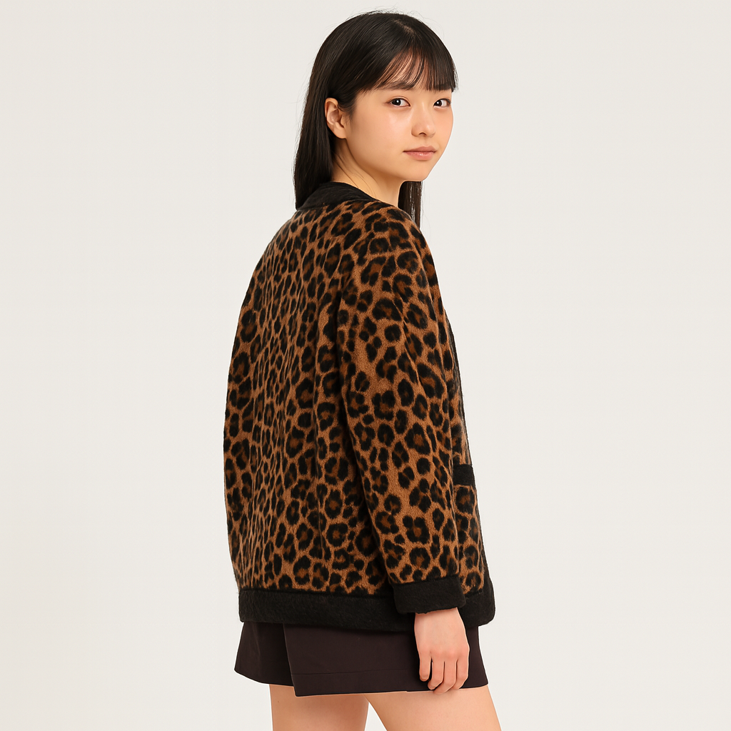 Rail | Cozy Leopard Print Cardigan