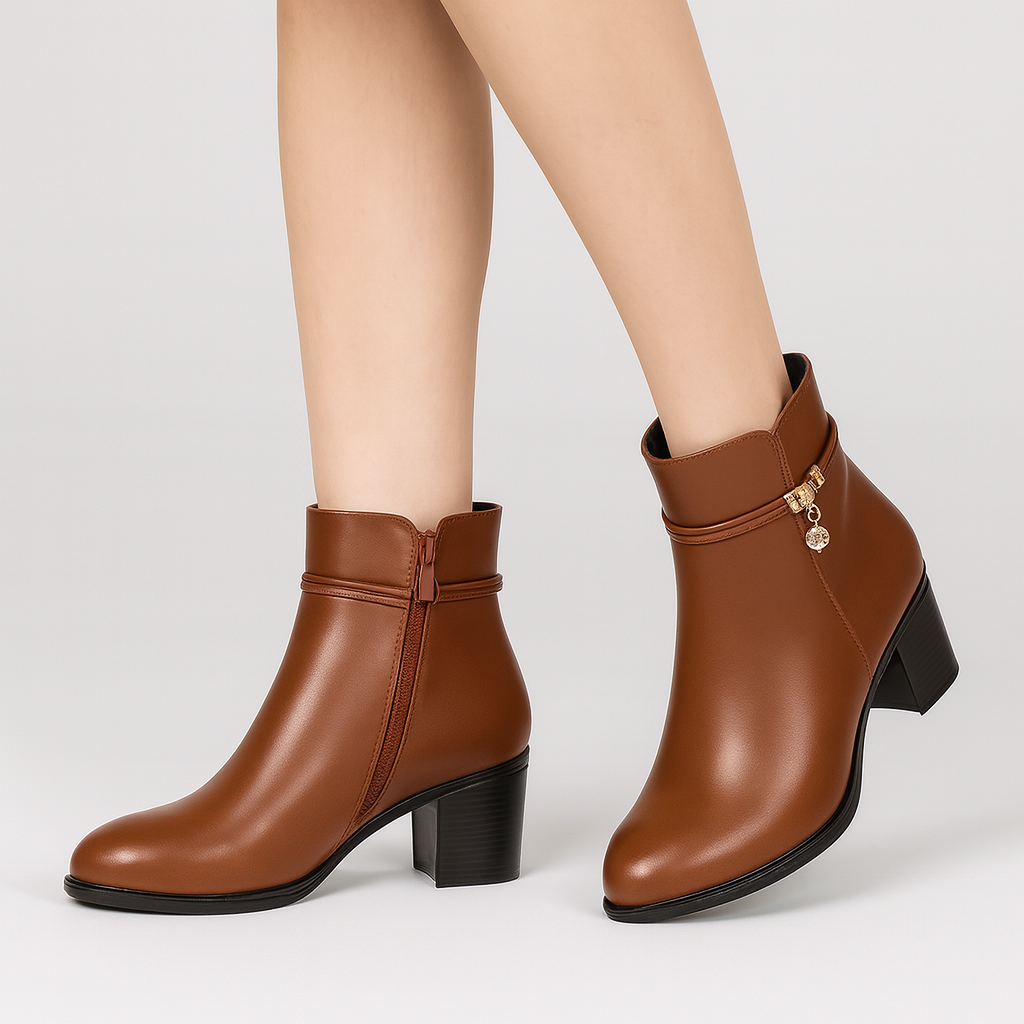 ローズマリー | 冬にぴったりのエレガントな裏地付きアンクルブーツ