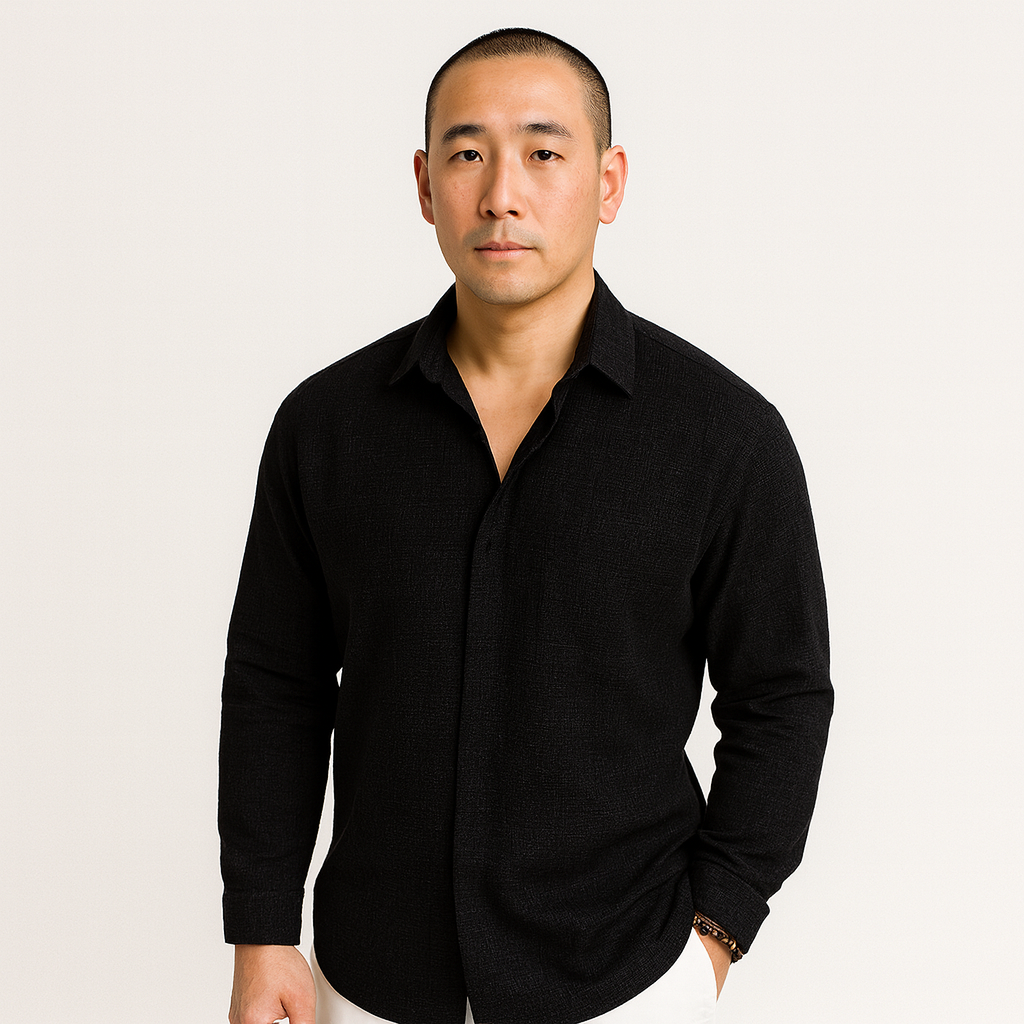 ロス - アムステルダム 長袖リネンシャツ