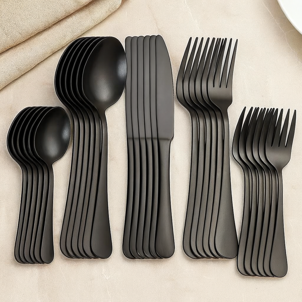 Rowan | 30-Piece Stainless Steel Cutlery Set