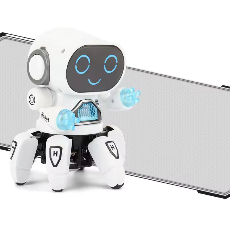 RoboGroove - A singing and dancing interactive robot with colorful LED lights