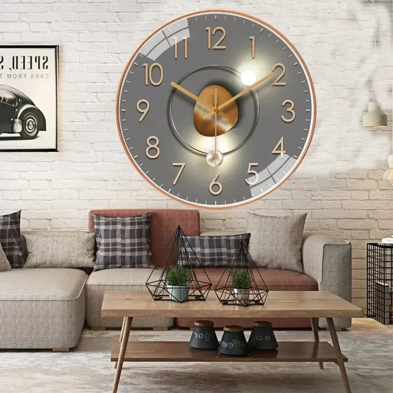 Silent Time - Classic Style Digital Wall Clock