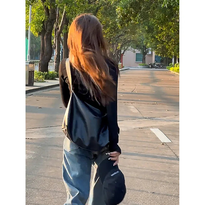 ラックスソフト|ファッショナブルなソフトレザーショルダーバッグ