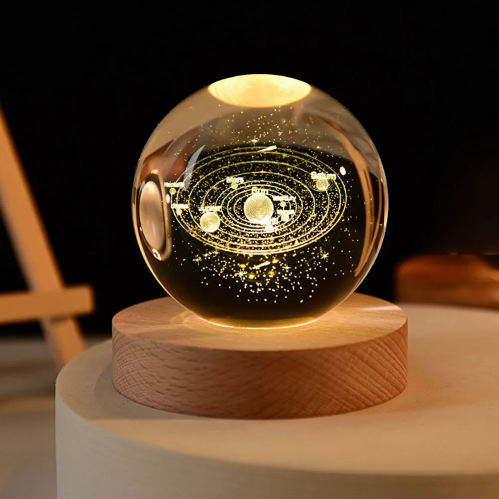 Star Shine - 3D Planet Night Light with Solar System Design