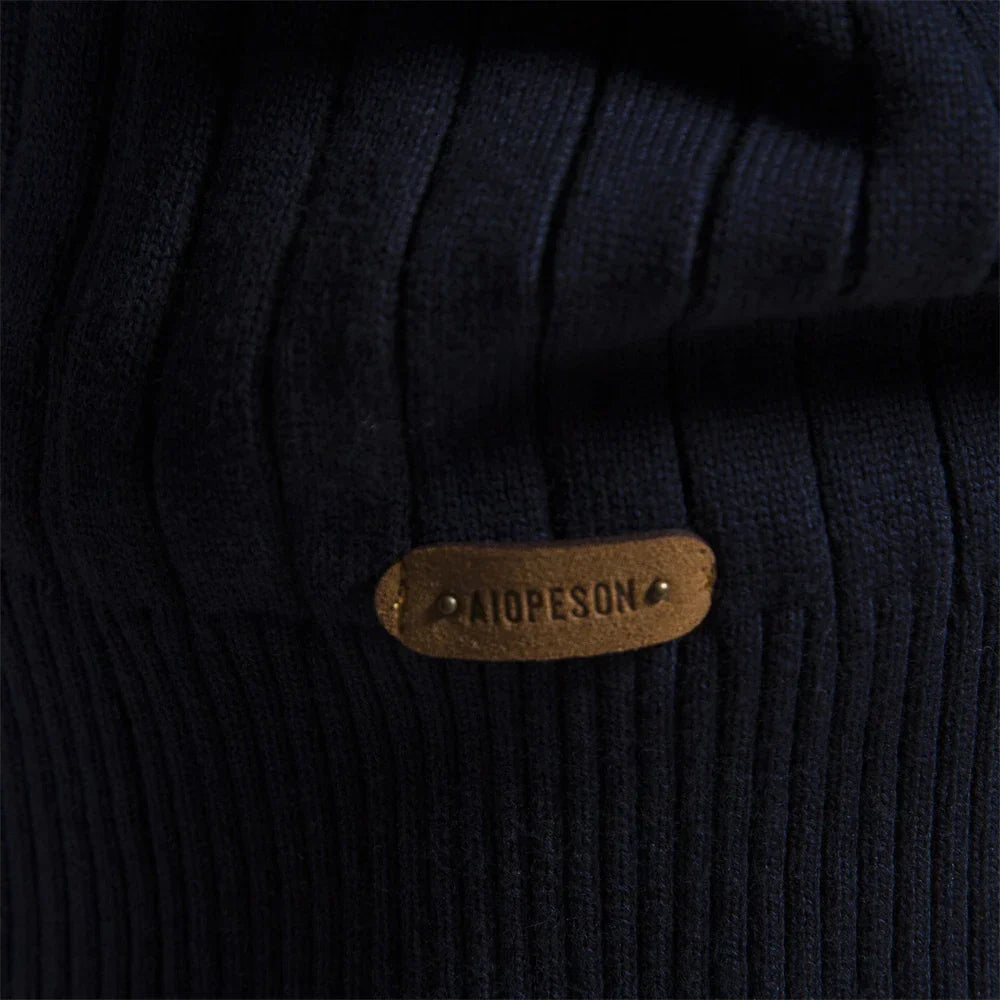 The warmth of soft ribbed knit in the Ren Luxe Knit Sweater