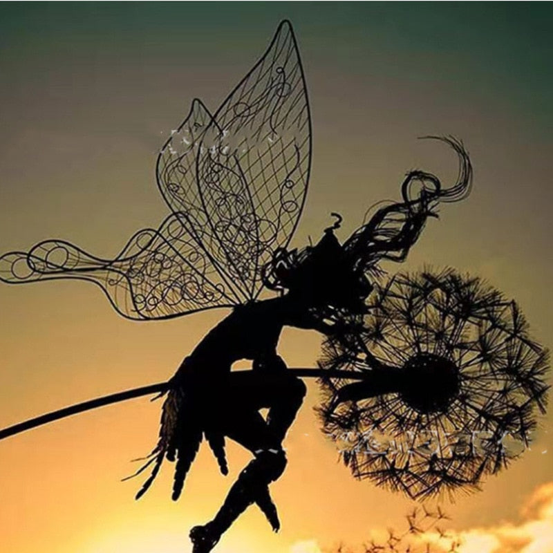 Milk Thread Fairy Art Sculpture