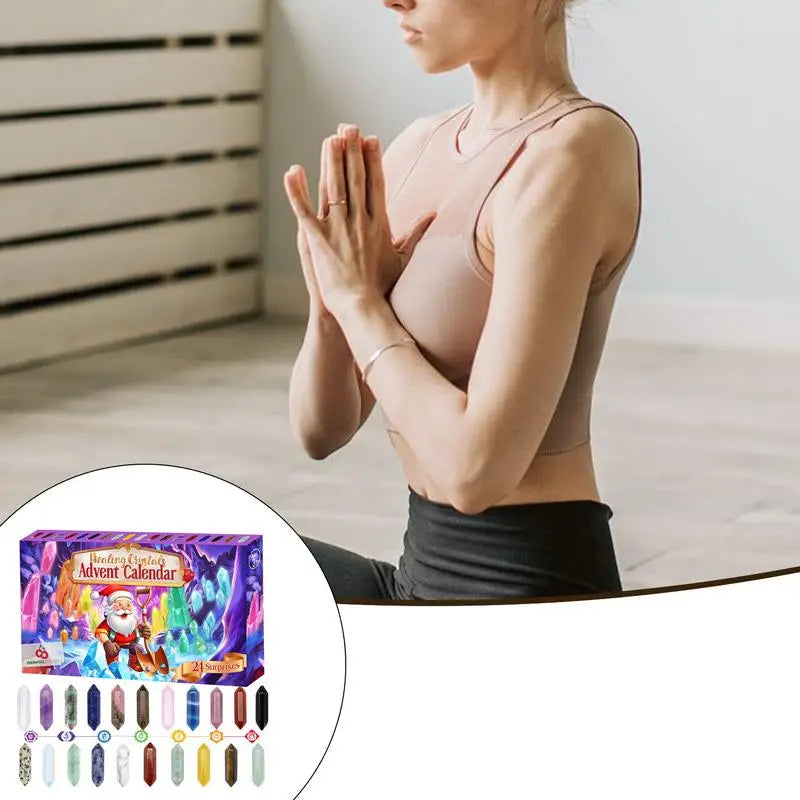 クリスマス24日間カウントダウン用クリスタルアドベントカレンダー2025