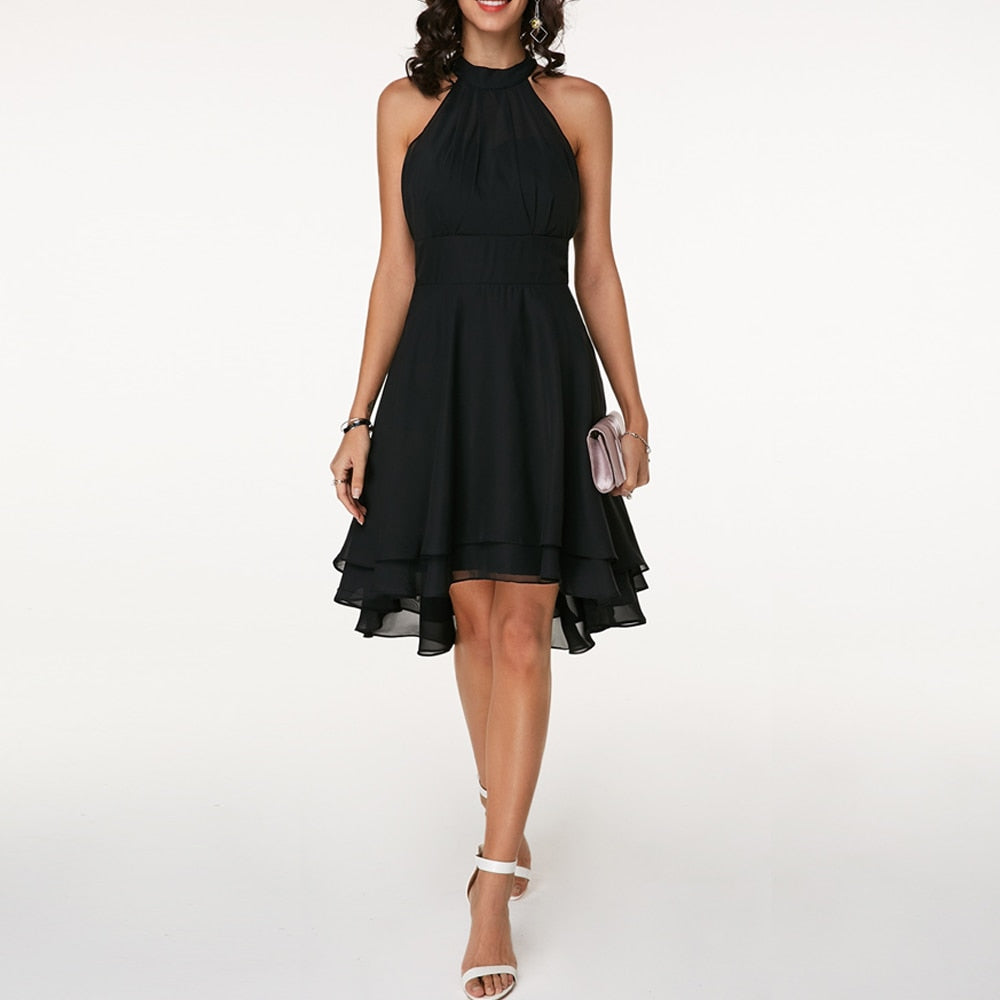 Alyssa – Short Ruffle Dress