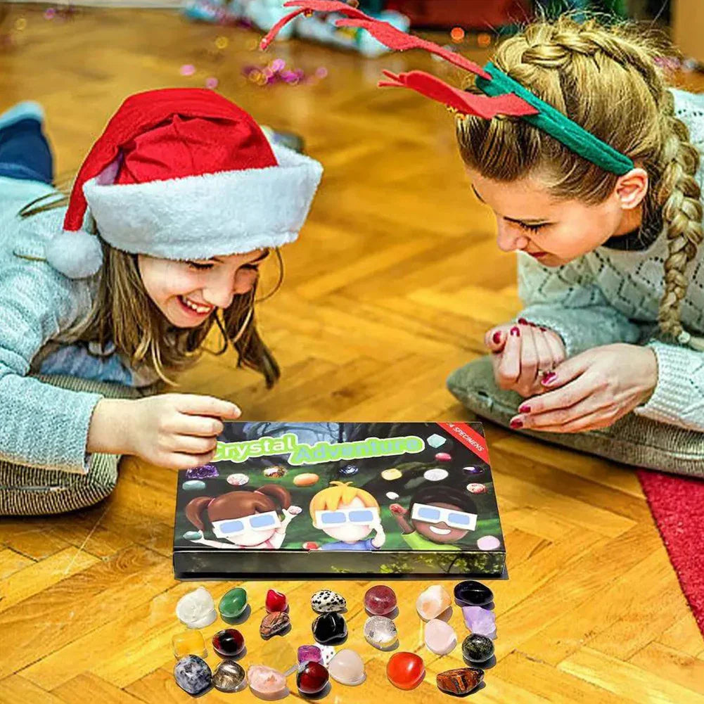 24個の宝石とクリスタルが入ったアドベントカレンダー