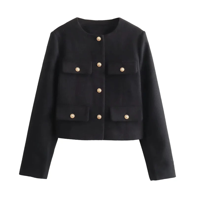 Janelle – Vintage Cropped Jacket