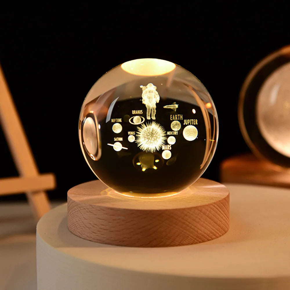 Star Shine - 3D Planet Night Light with Solar System Design