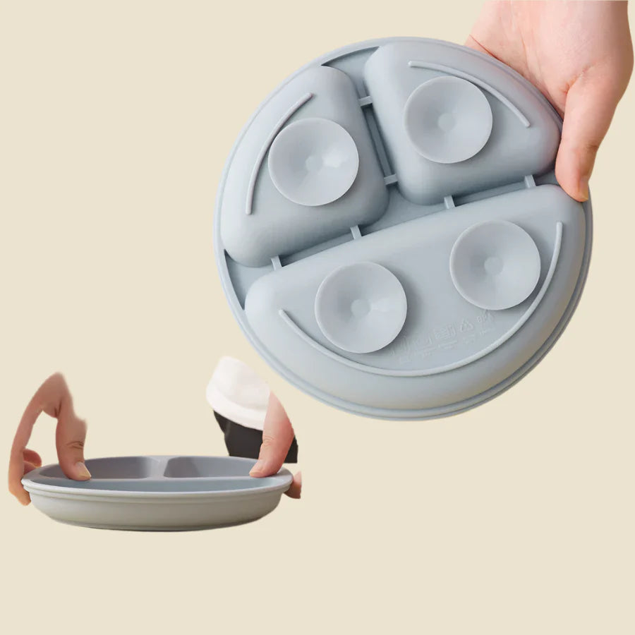 5-piece silicone baby feeding set