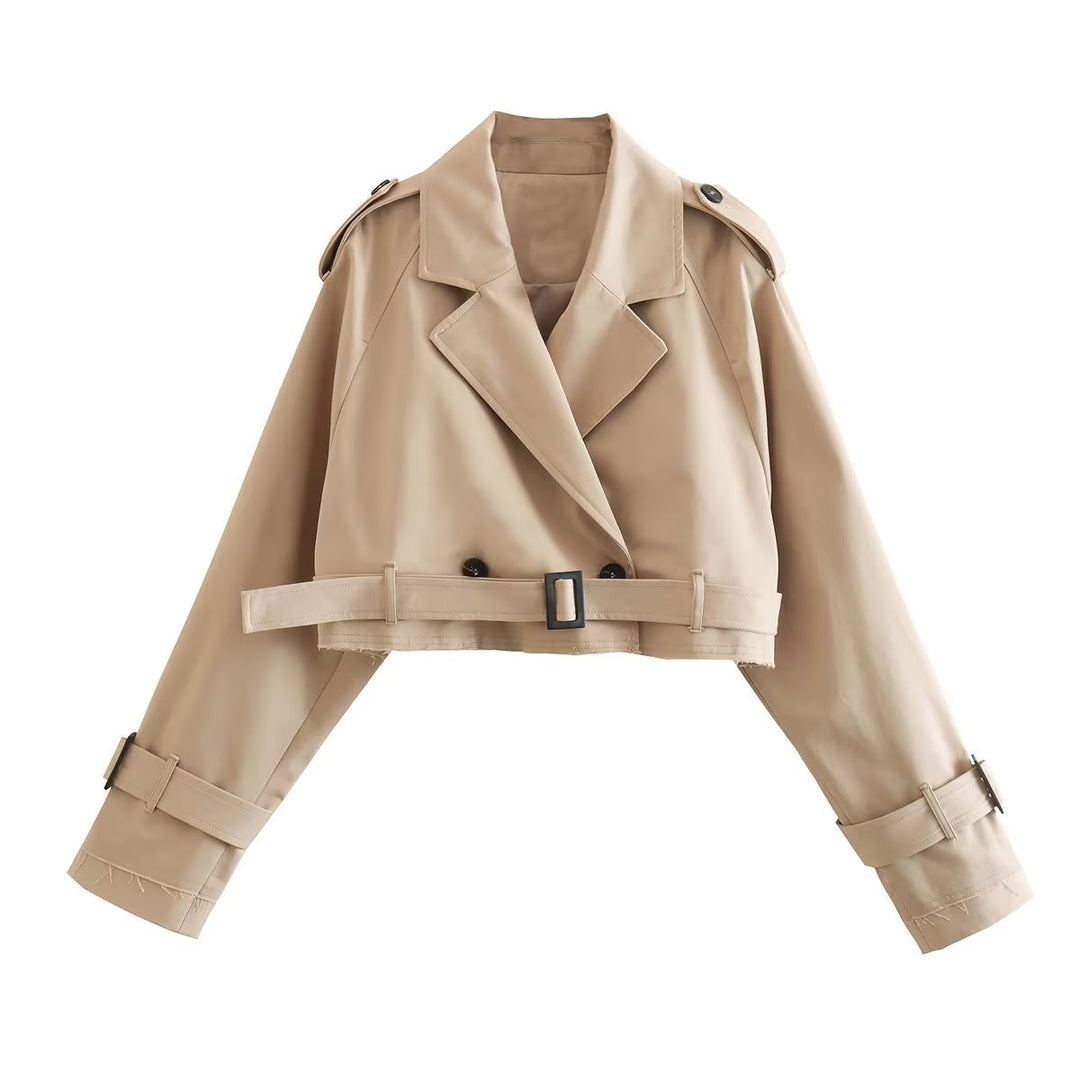 Briana - Trendy Short Trench Coat