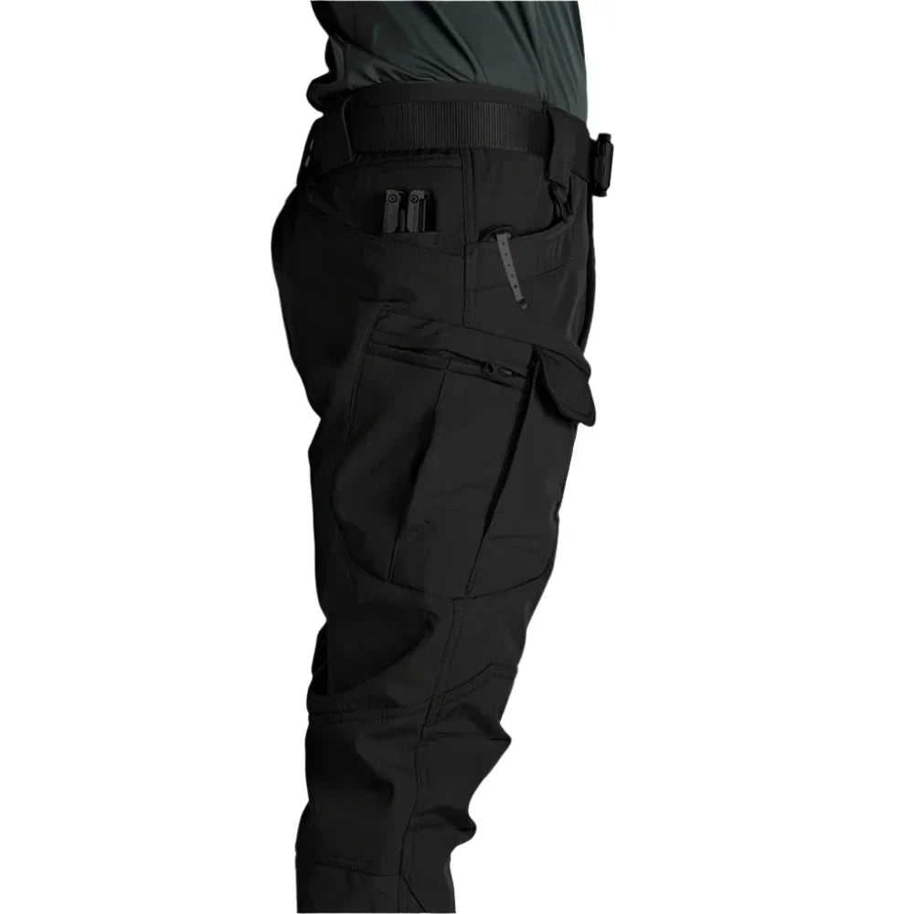 Theo - Men's Fleece Straight Leg Cargo Pants