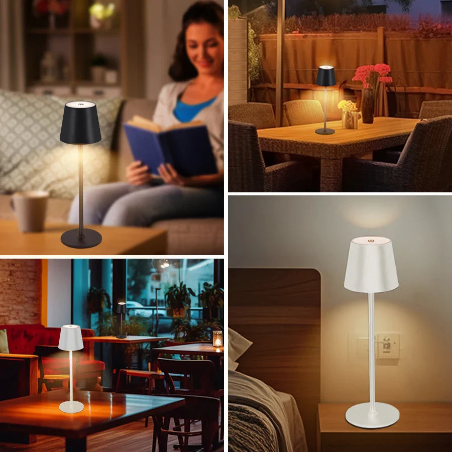 Moody Lamp - LED Rechargeable Mood Touch Lighting Desk Lamp