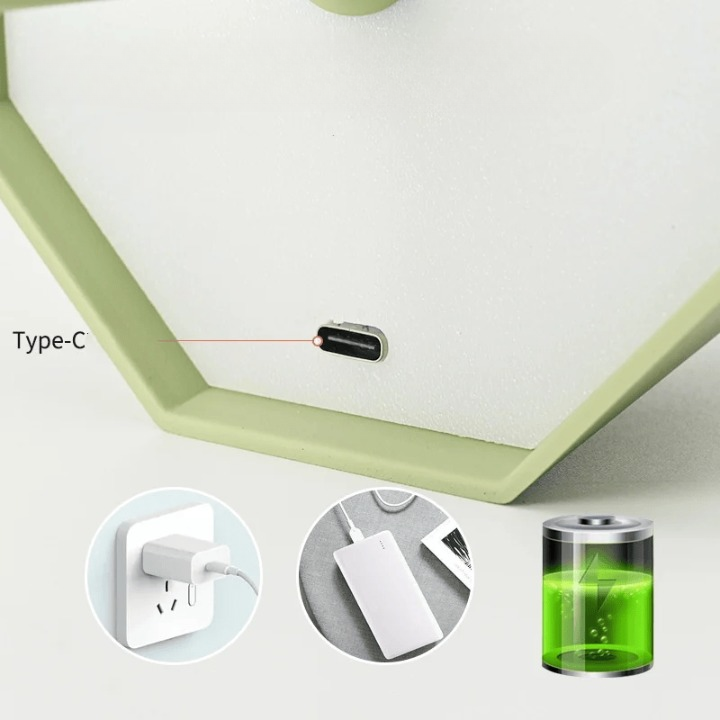 3色タッチ調光機能付き目の保護LEDナイトライト