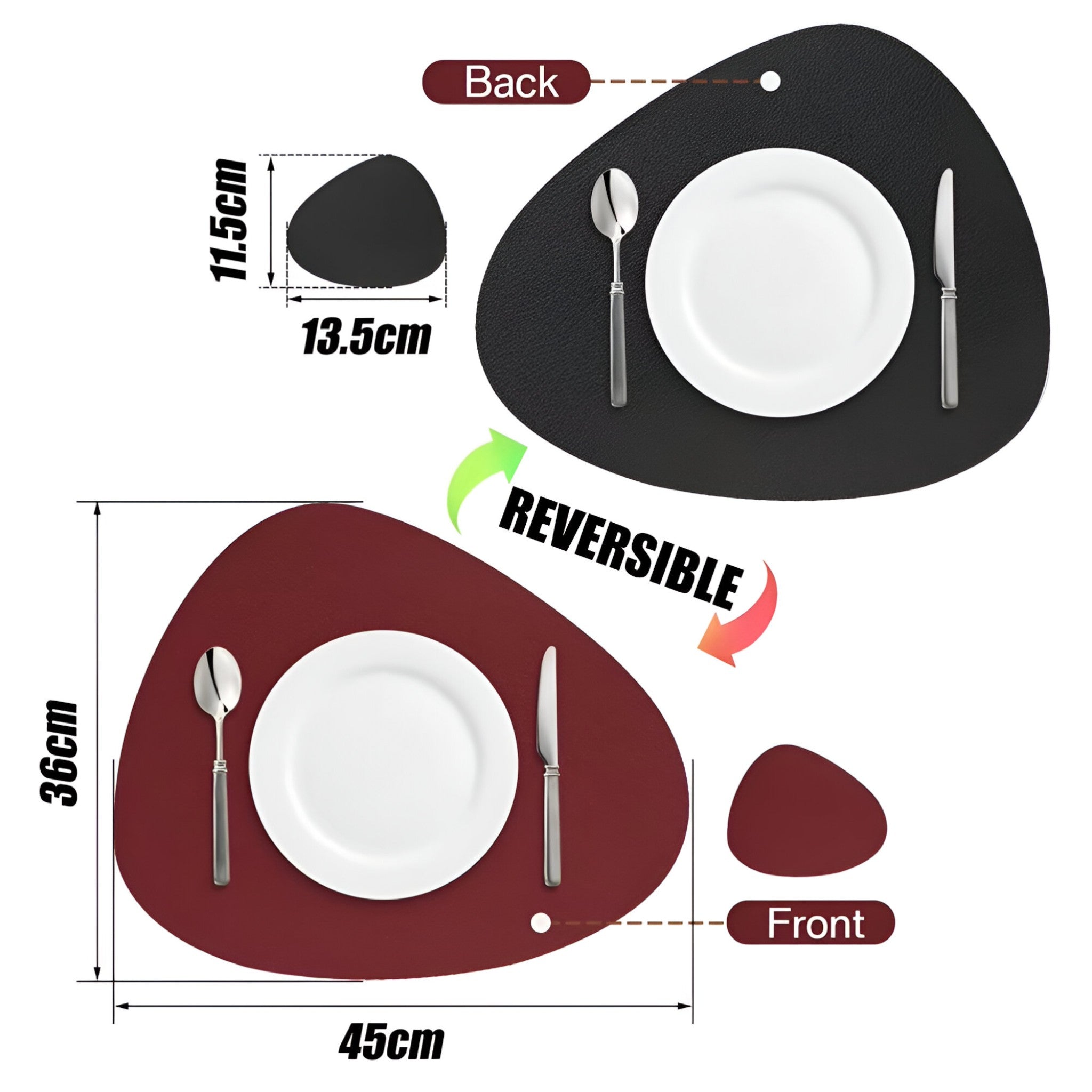 Double-sided placemat