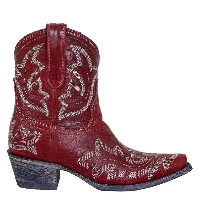 Nanami - Relaxed Non-Slip Embroidered Cowboy Boots