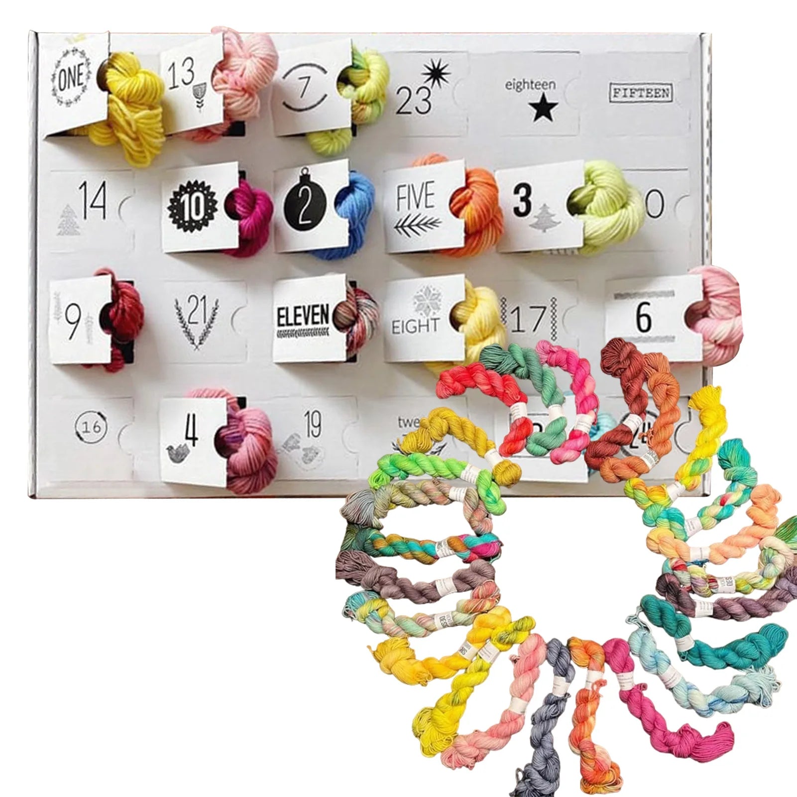 2025年 かぎ針編みアドベントカレンダー