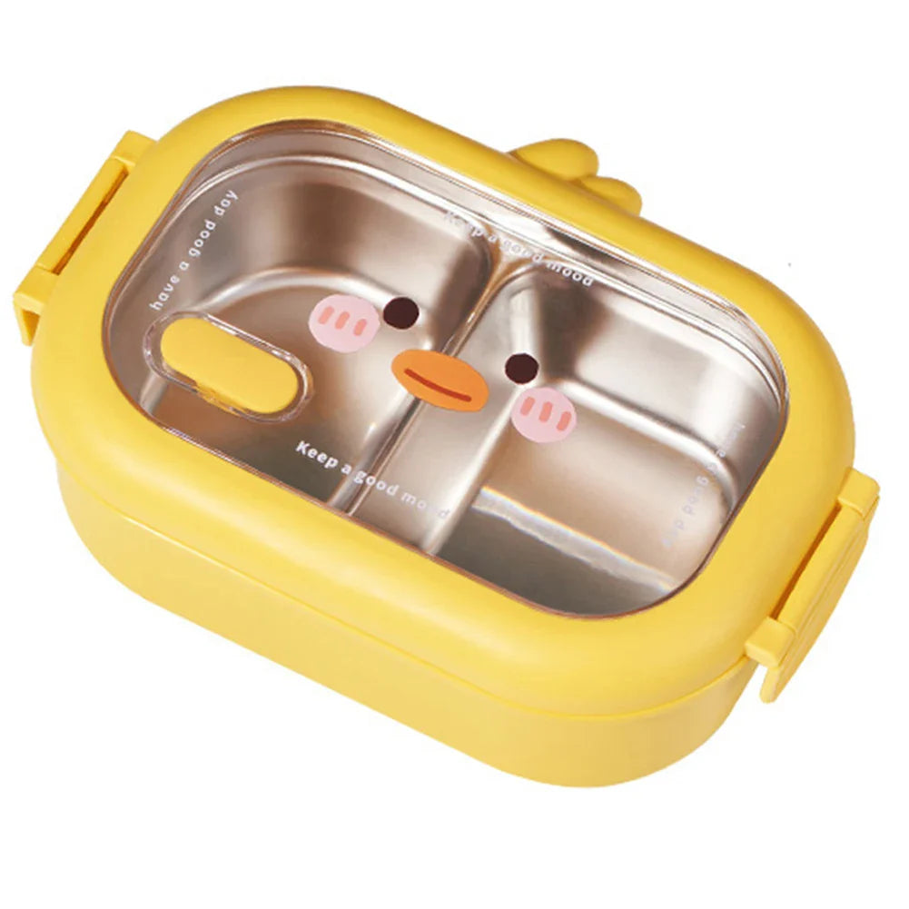 キッズスクール用かわいい弁当箱 密閉式ポータブル食品容器
