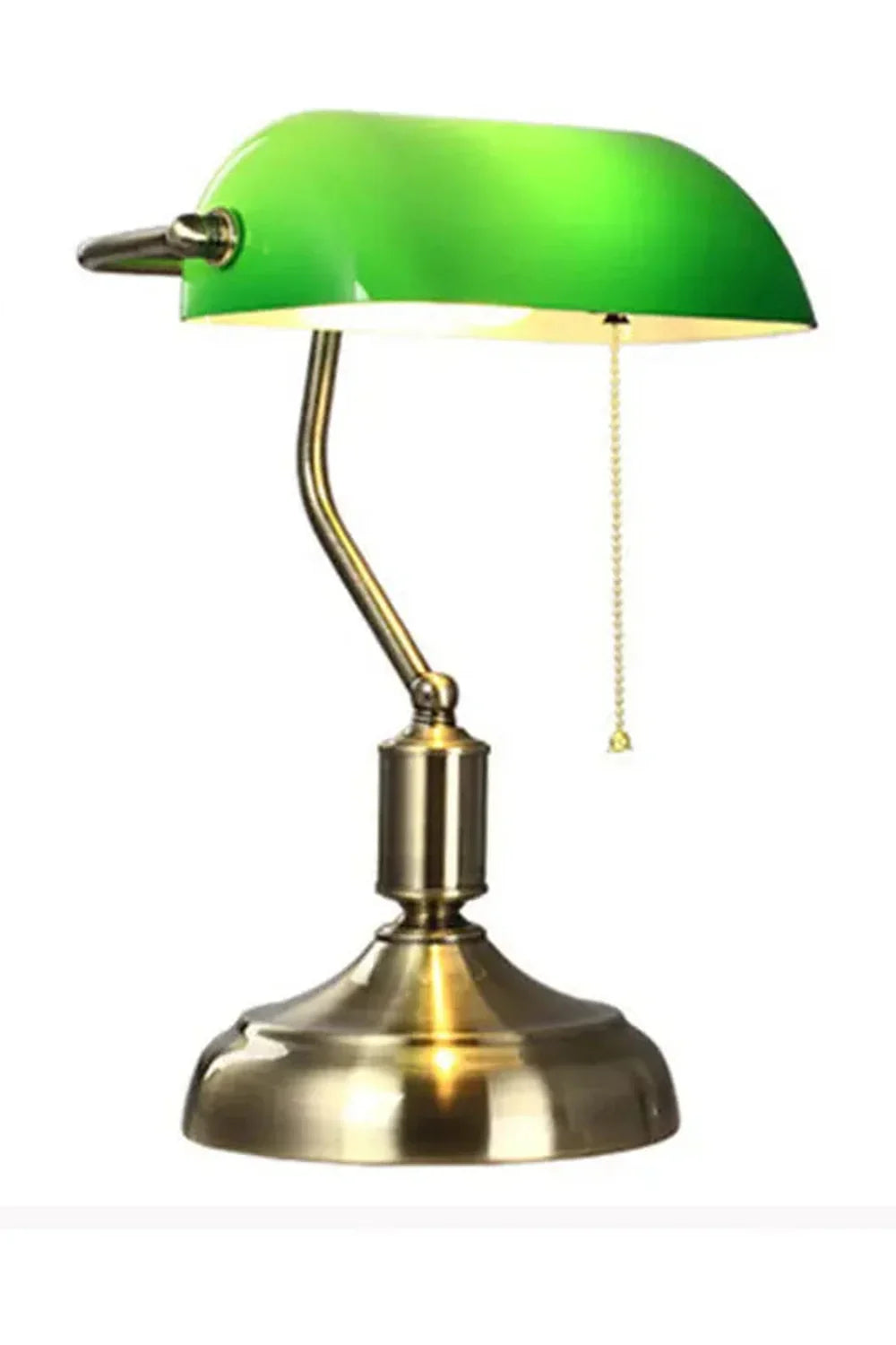 Eclipta – Vintage Banker Lamp