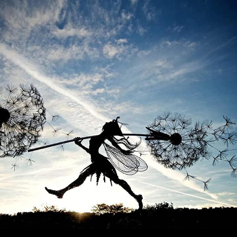 Milk Thread Fairy Art Sculpture