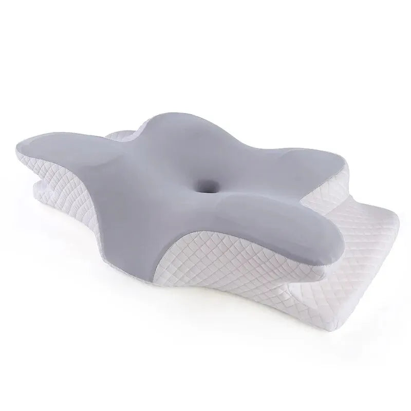 Butterfly-shaped memory foam pillow