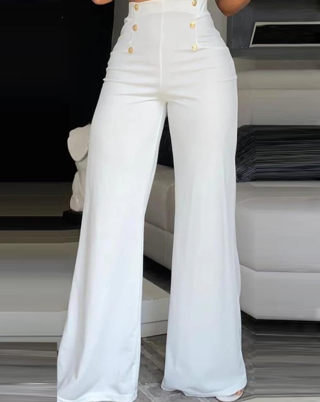 Rory high-waisted wide-leg pants