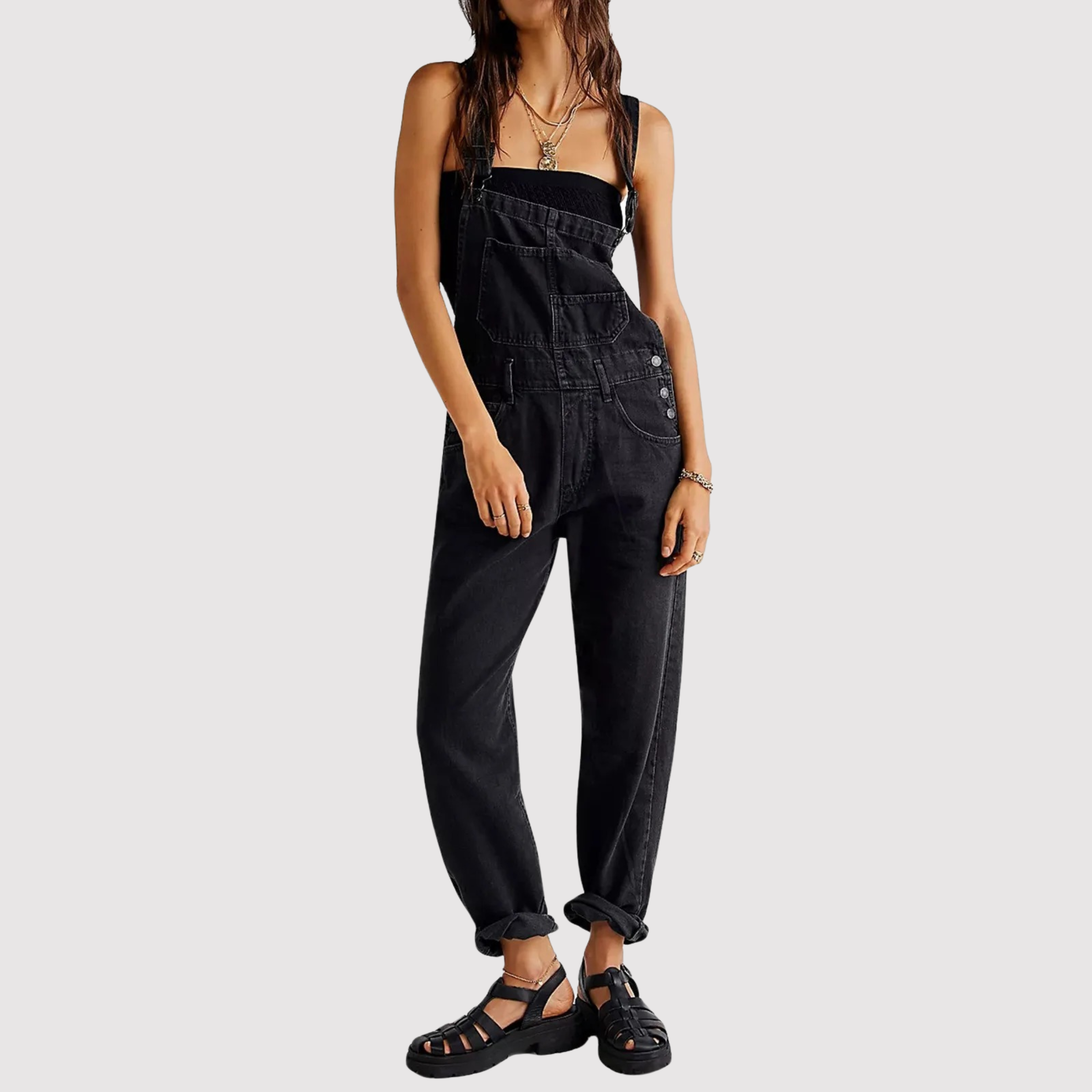 Nelly Women's Denim Jumpsuit