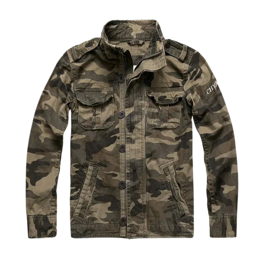 デイビッドジャケット、ジッパー付きでポケットがいくつかあります