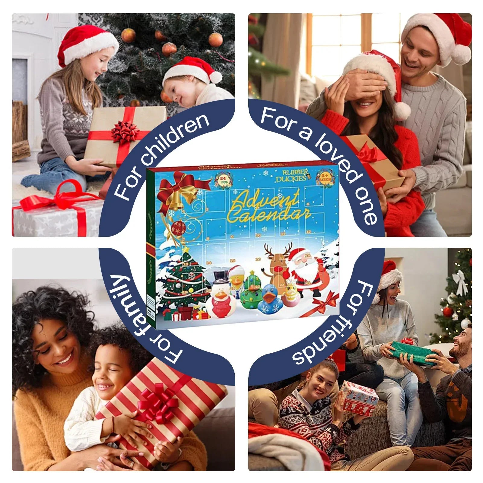 クリスマスカウントダウンラバーダックアドベントカレンダー