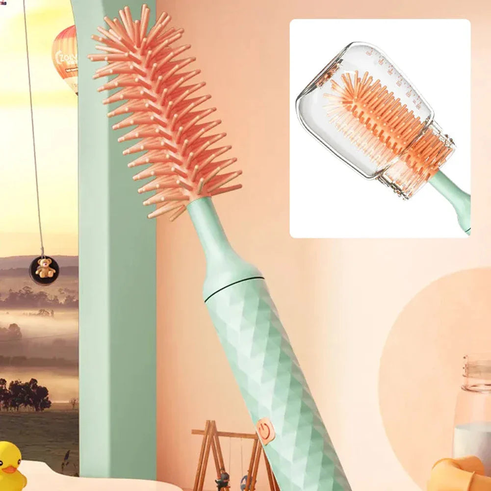 SpinClean Electric Rotating Bottle Brush