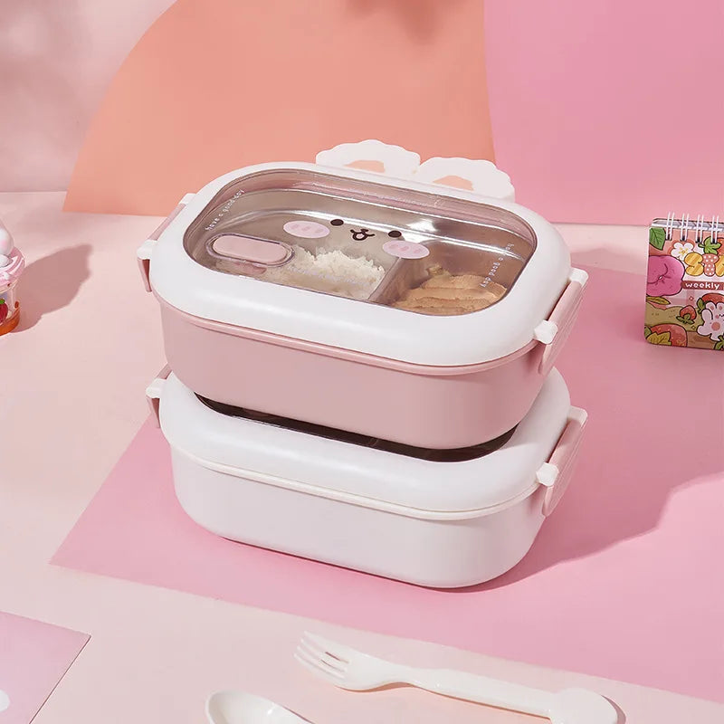 ステンレス製断熱かわいいランチボックス