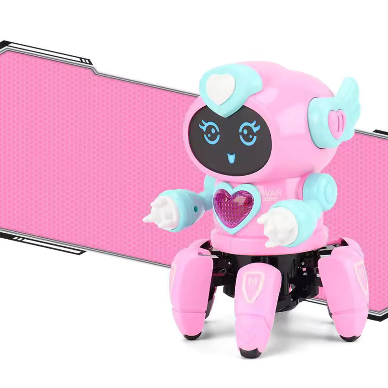 RoboGroove - A singing and dancing interactive robot with colorful LED lights
