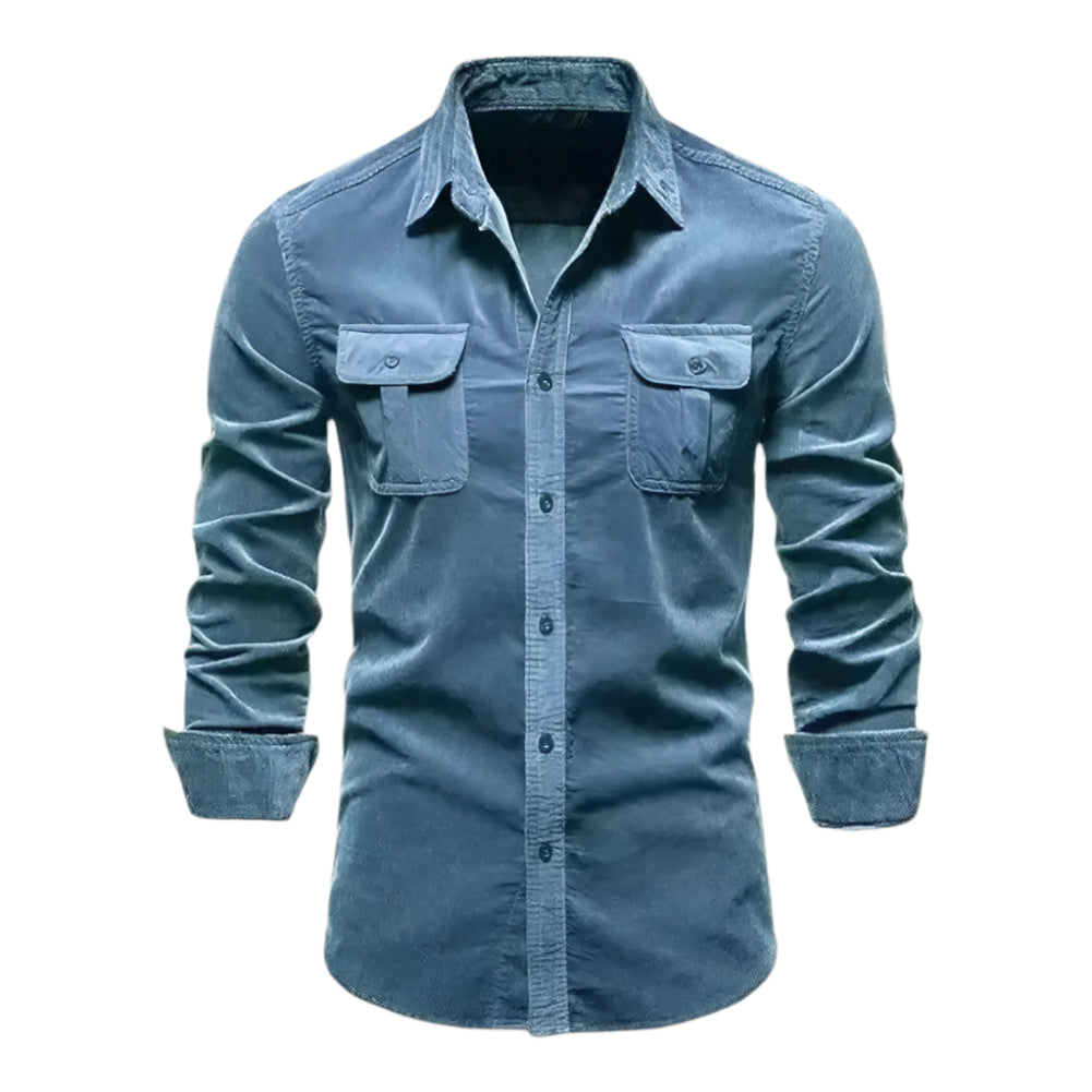 Ashton - Long Sleeve Polo Shirt