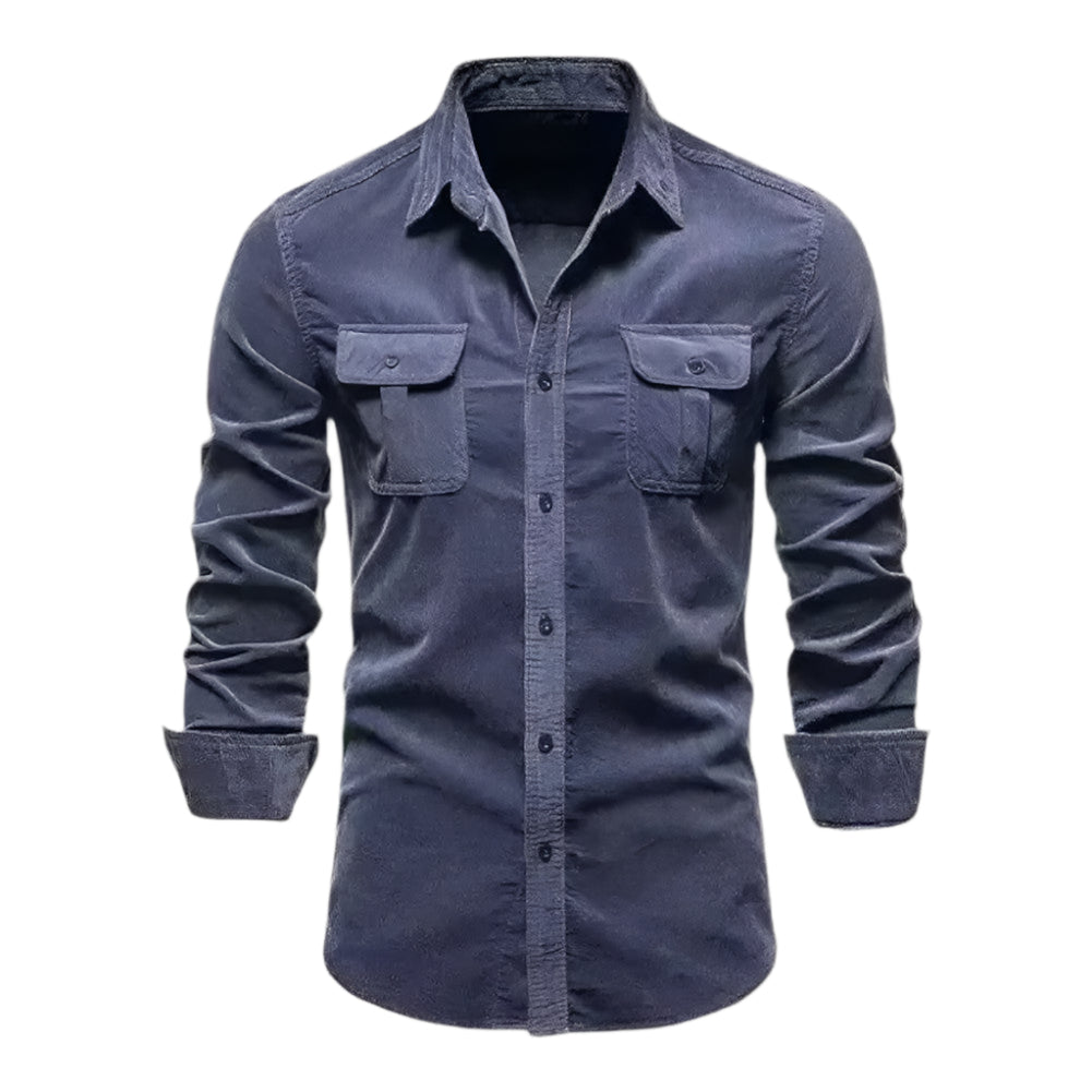 Ashton - Long Sleeve Polo Shirt