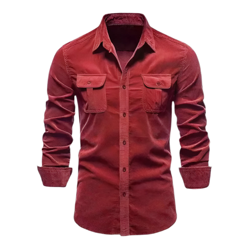 Ashton - Long Sleeve Polo Shirt