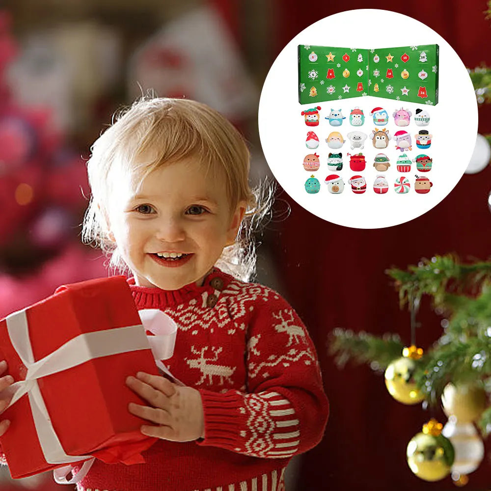 ぬいぐるみ付きアドベントカレンダーセット