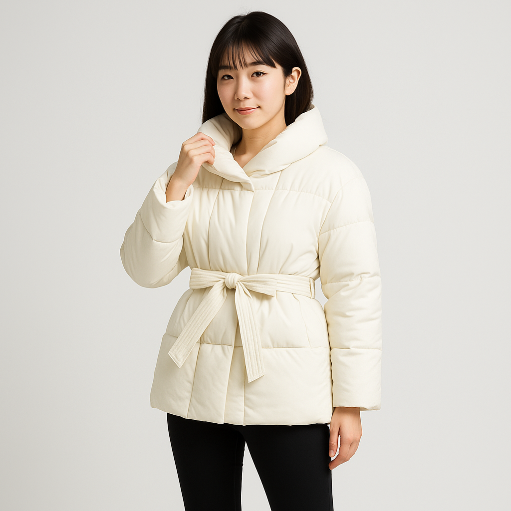 Scarlett | Quilted Wrap Coat