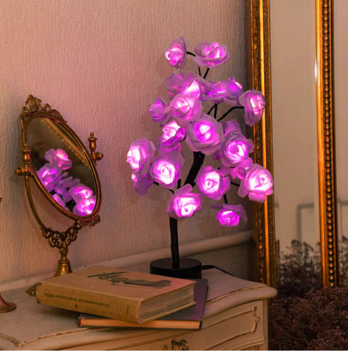Bloomverve - Radiant Rose Lamp