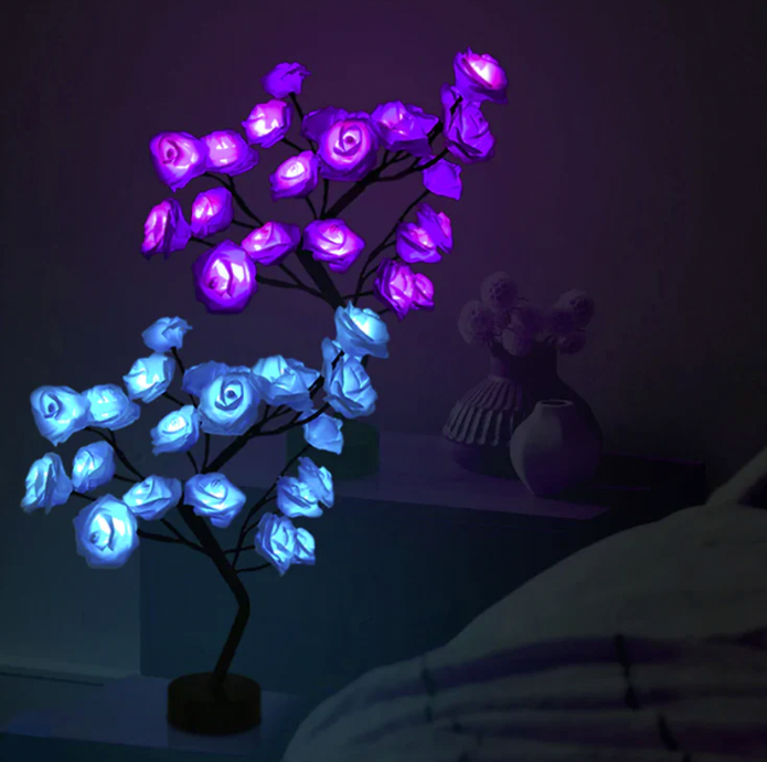 Bloomverve - Radiant Rose Lamp