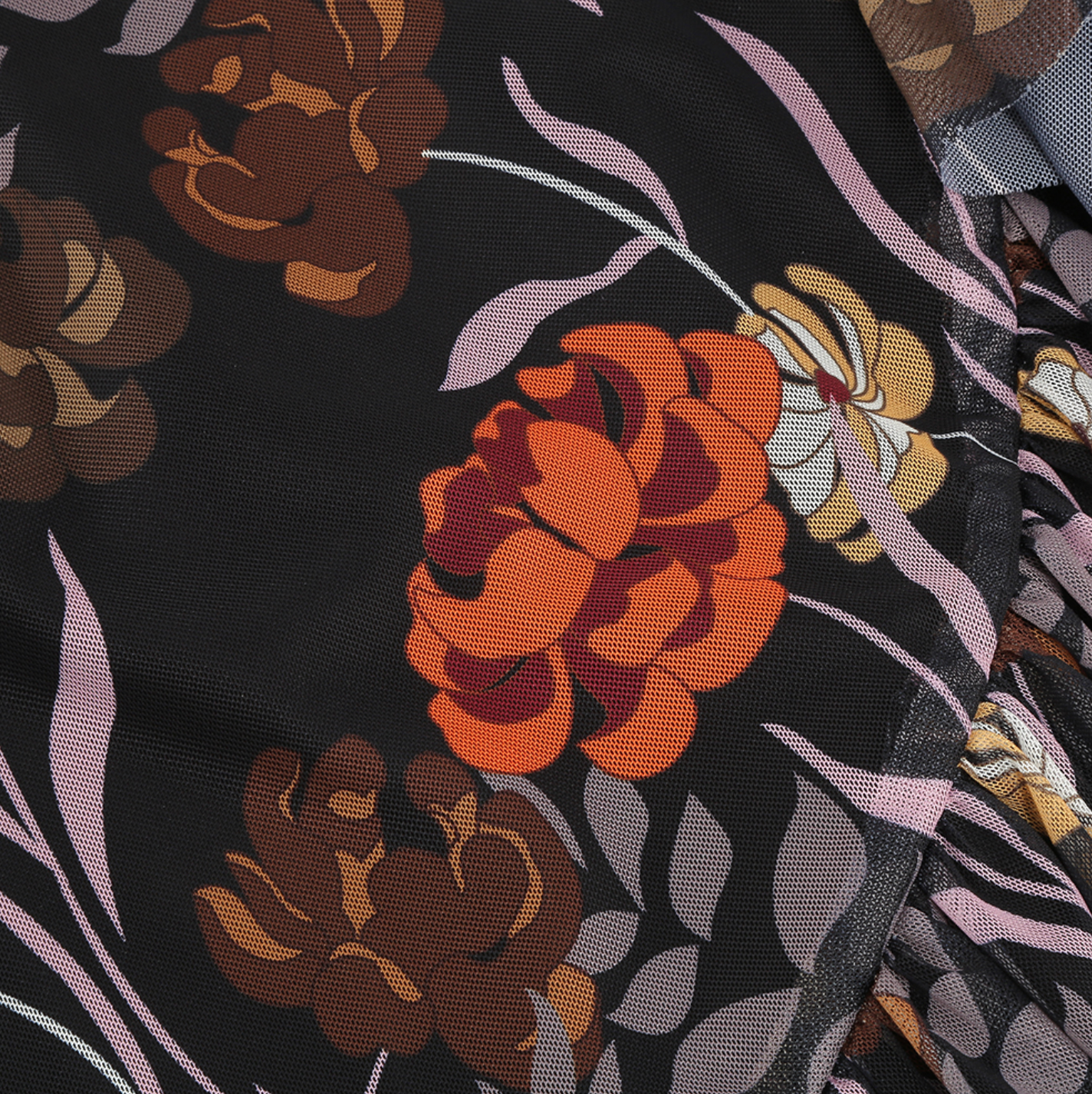 Misha Floral Sweetheart Neckline Corset Style Cocktail Dress