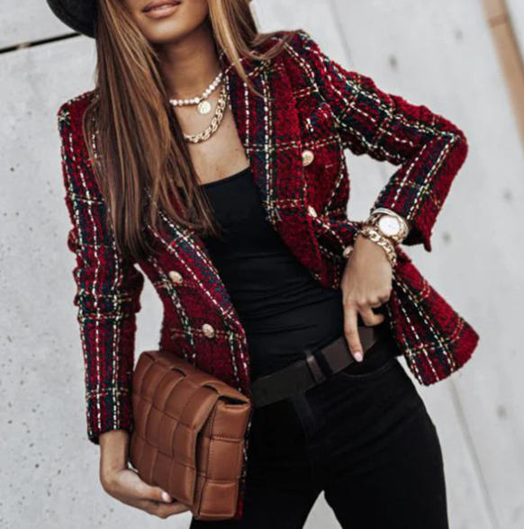 Anna Check Blazer