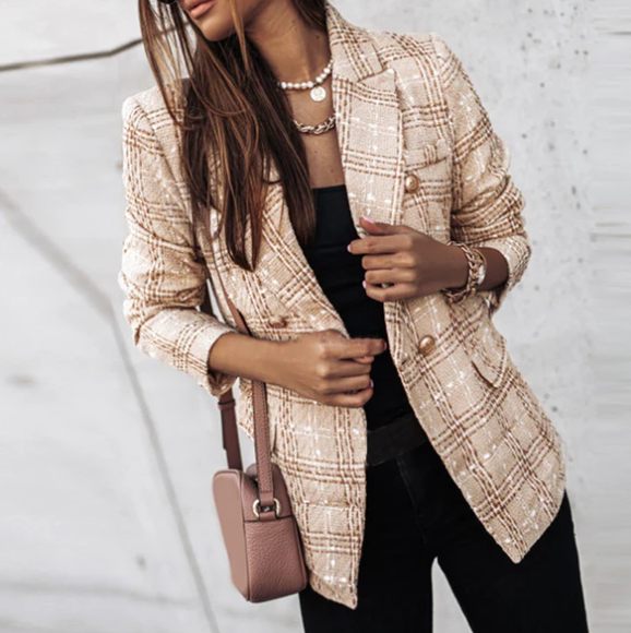 Anna Check Blazer